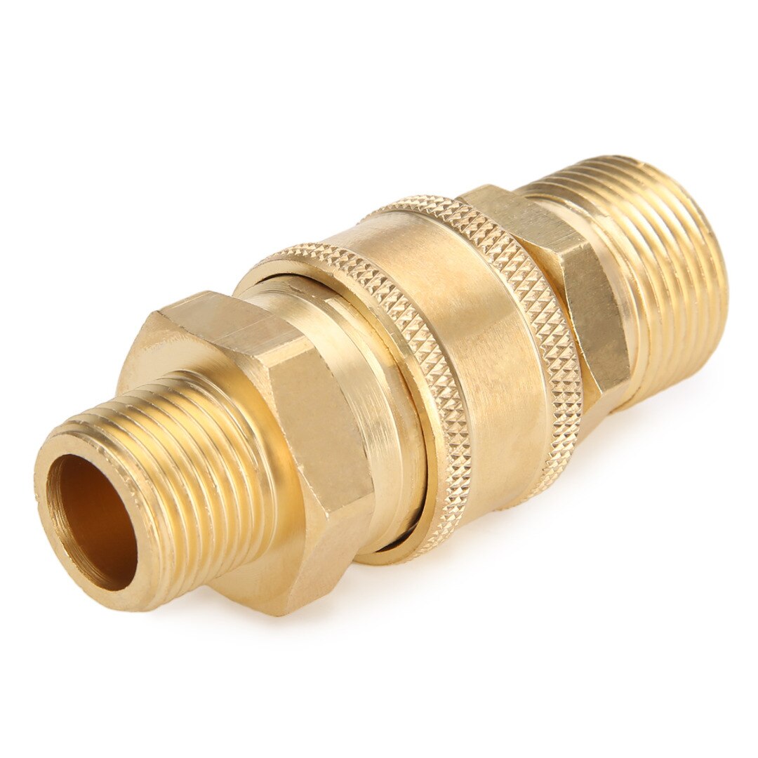 2pcs/set M22 Quick Release Adapter Connecter Coupling 14.8MM For Pressure Washer Hose Replacement Garden Tool