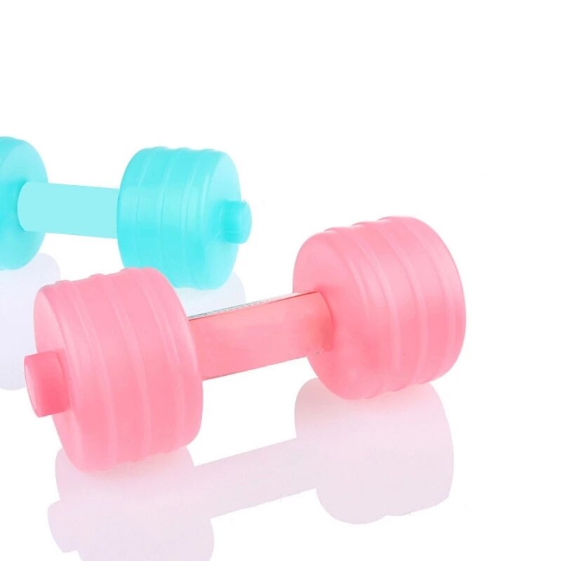 Mancuernas de agua para culturismo, pesas para adelgazar, equipo de gimnasio para Fitness, Yoga, Crossfit, entrenamiento, botella de plástico para ejercicio