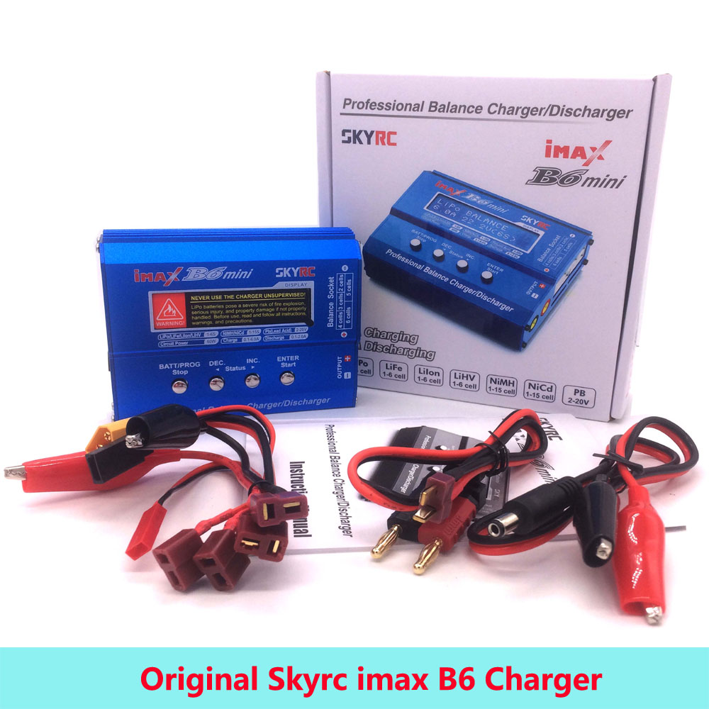 IMAX-cargador de batería B6 con pantalla LCD Digital RC Lipo NiMh, 100 IMAX-cargador de batería B6 con pantalla LCD Digital RC Lipo NiMh, 100