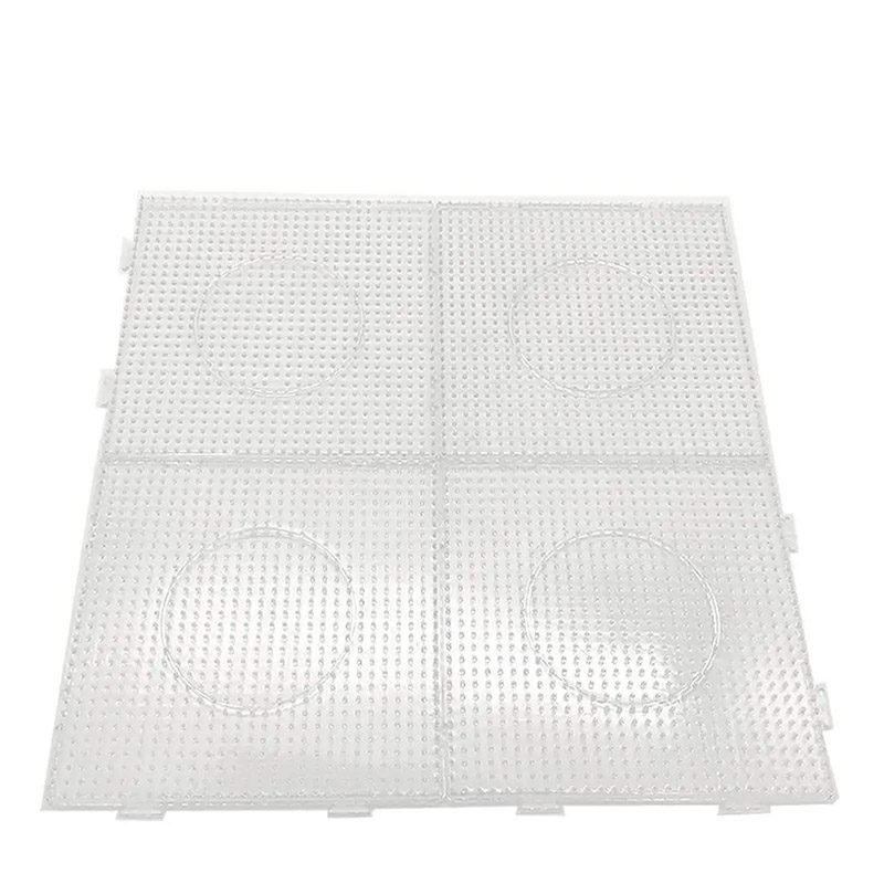 Fusibili Perline Tavole 5mm Grandi Puntali in plastica trasparente per bambini Perline artigianali Pixel Puzzle Pegboards Creativo Fatto a mano Giocattolo artigianale Regalo