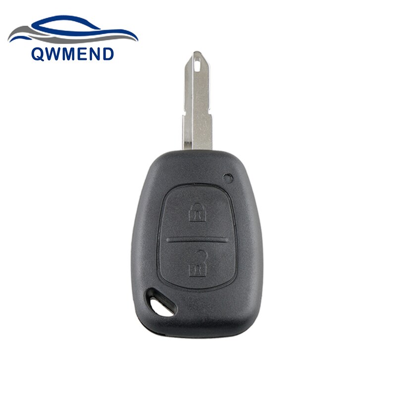 Qwmend Voor Renault Sleutel Shell 2 Knoppen Afstandsbediening Sleutelhanger Case Voor Vauxhall/Opel Vivaro/ Renault Movano Trafic renault Kangoo: model2