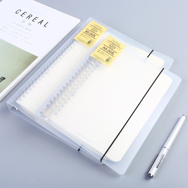 Classeur B5 cahier de classe d'étudiant détachable 26 trous A5/B5 bobine ligne horizontale cahiers de reliure: grid sets / B5