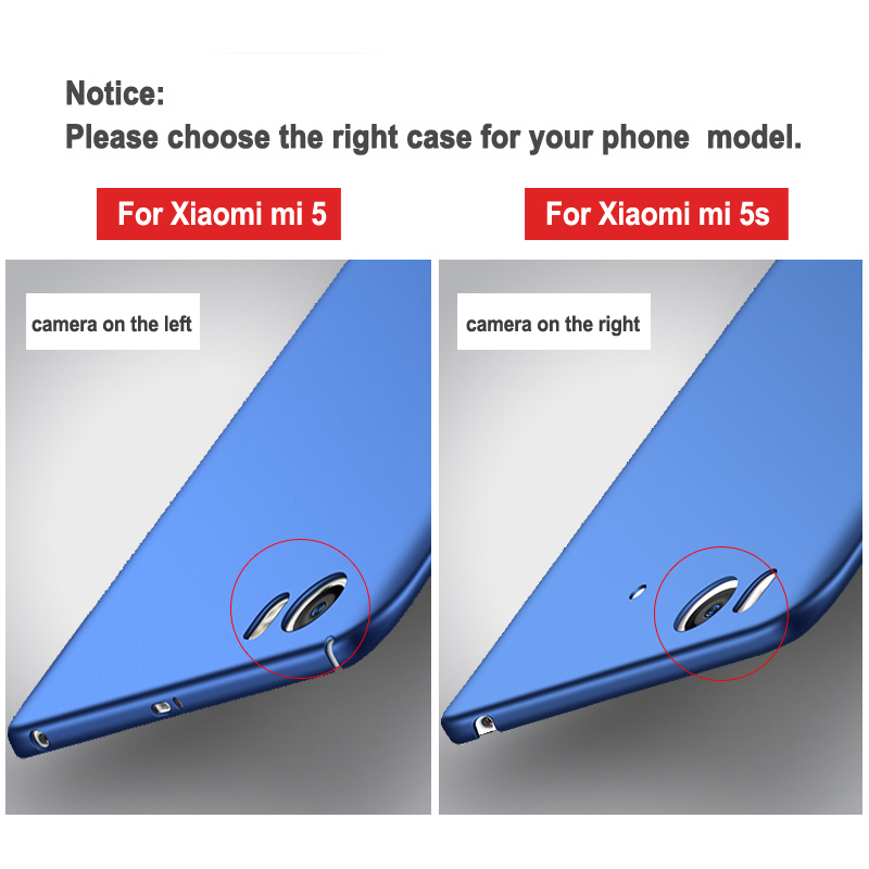Xiaomi Mi 5 Case Cover Msvii Silm Frosted Cases For Xiaomi Mi 5S Mi5s Case Xiomi Mi5 PC Cover For Xiaomi Mi5 S M5 Cases 5.15"