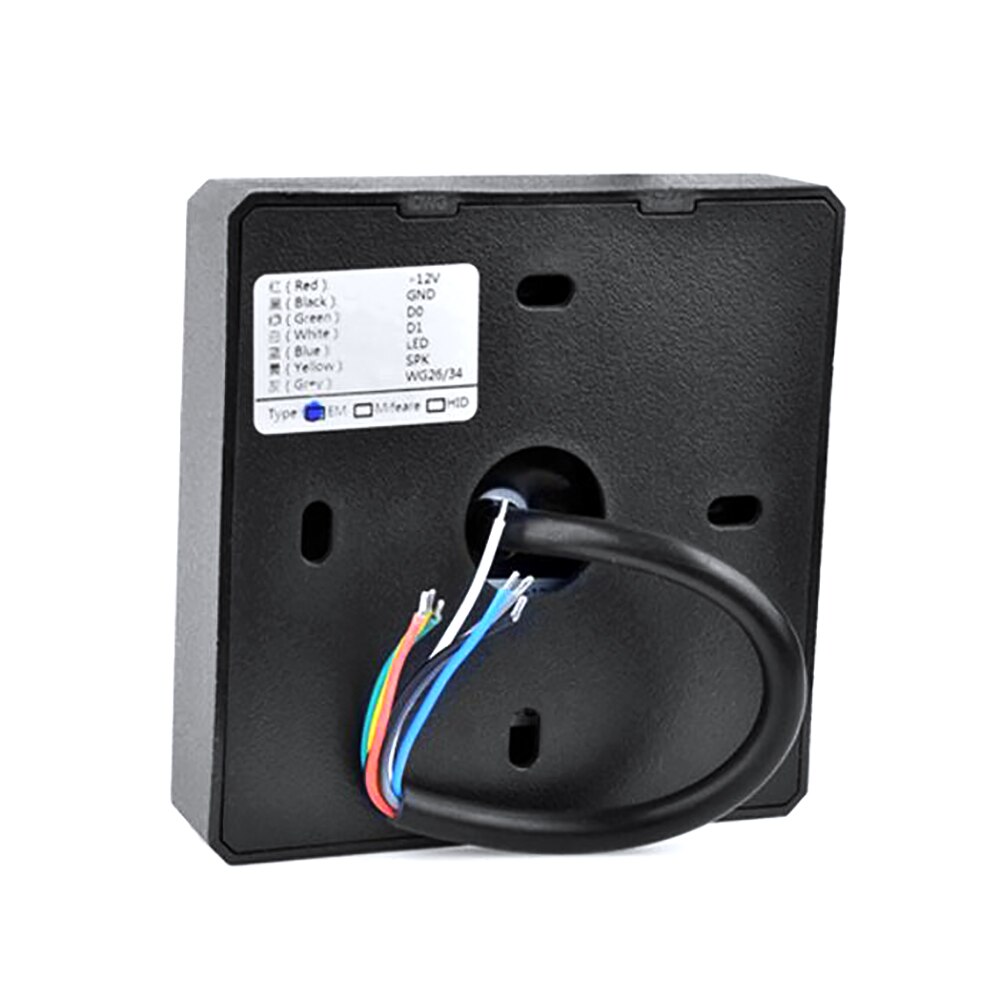 IP65 Waterproof Proximity Rfid Id Card Door Access Control Keypad Reader 125KHz Wiegand 26 Bit