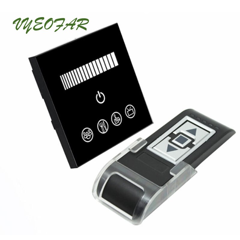 0-10V Led Dimmer High Voltage 100V-240VAC Input 0-10V Dimming Wall Panel RF Wireless Remote Dim On Off Switch Regulator