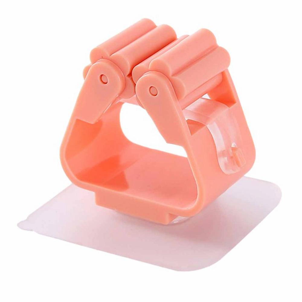 Bezem dweil houder stevige muurbevestiging bezem grijper houdt zelfklevend geen boren super antislip bezem stoffer en blik hanger dweil gereedschap: 9