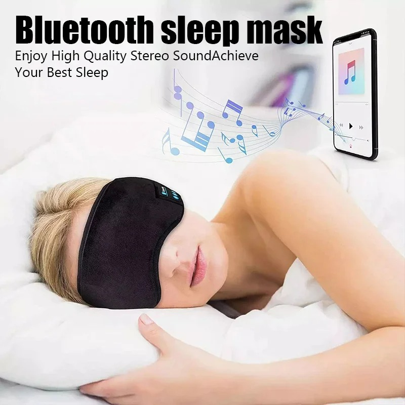 Fone Bluetooth Earphones Sleeping Mask Block Out Light Sleep Mask For Eyes Soft Sleeping Aid Eye Mask Breathable Slaapmasker