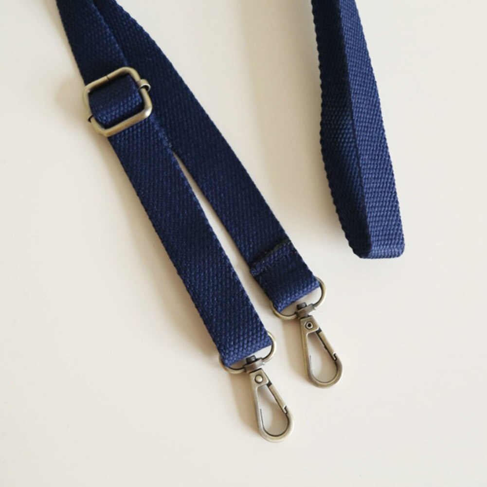 130cm Canvas Bag Strap Adjustable Shoulder Strap Bag Replacement 6 colors Bag Straps Accessories: Blue