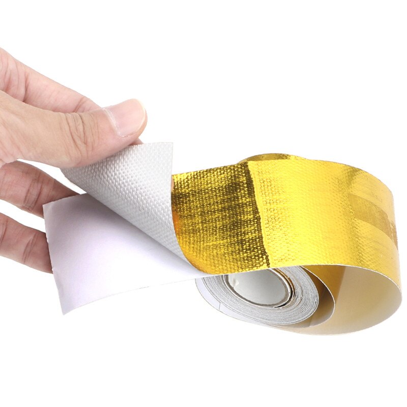 Bande d'isolation thermique réfléchissante, enveloppe d'isolation thermique pour échappement de voiture