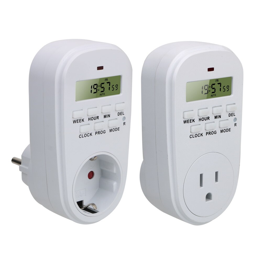 NICEYARD Smart Power Socket Switch Energy Saving Adjustable Programmable Setting Clock On/ Off Time Digital Timer EU /US Plug