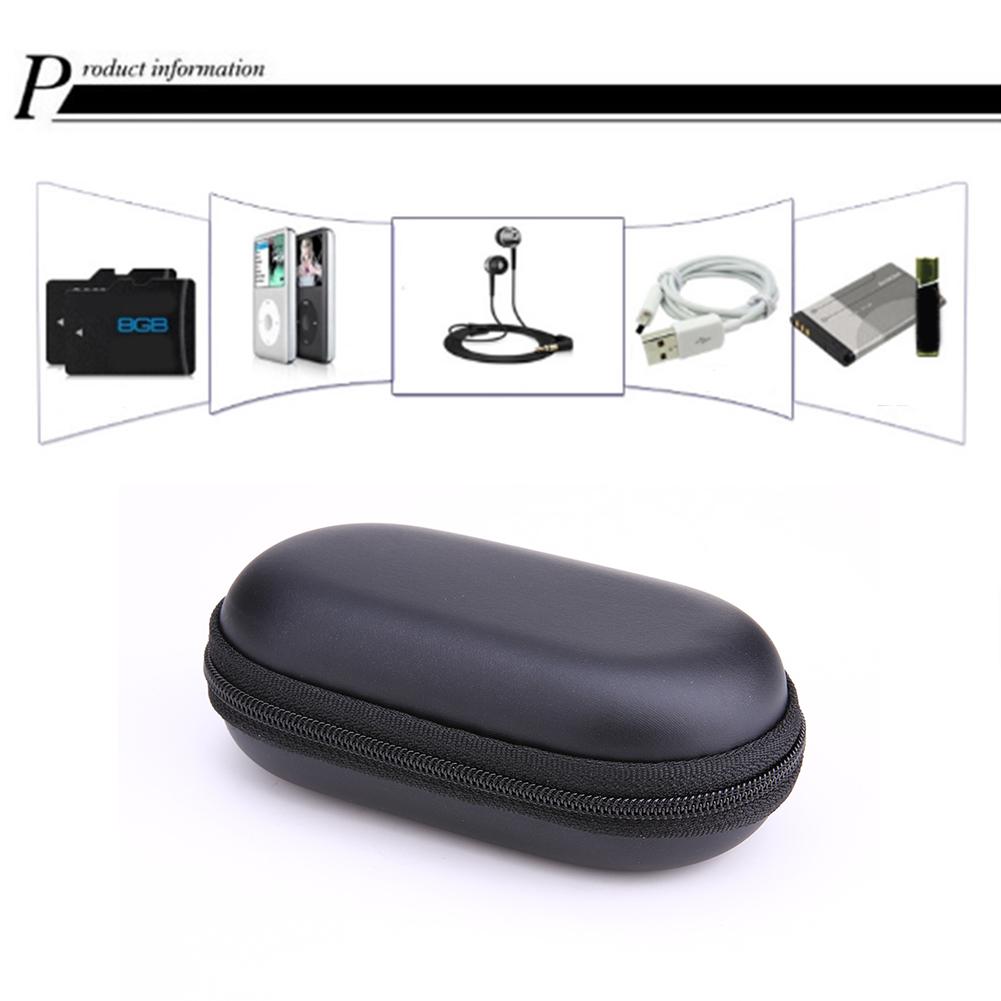 Oortelefoonhouder, opberghoes, waterdichte draagtas, elliptische doos, opberghoes voor oortelefoon, hoofdtelefoonaccessoire, oordopjes, usb-kabel