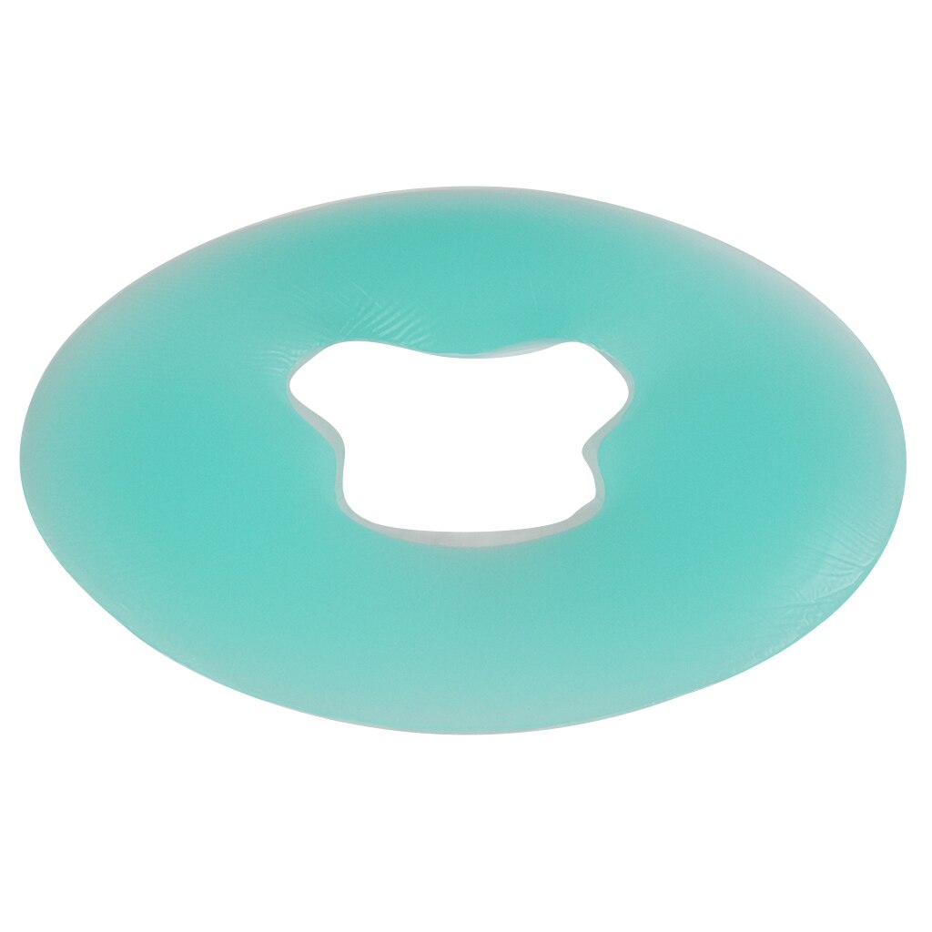 Soft SPA Massage Silicon Face Relax Cushion Pillow Pad for Beauty Cosmetic Salon Beds: Green