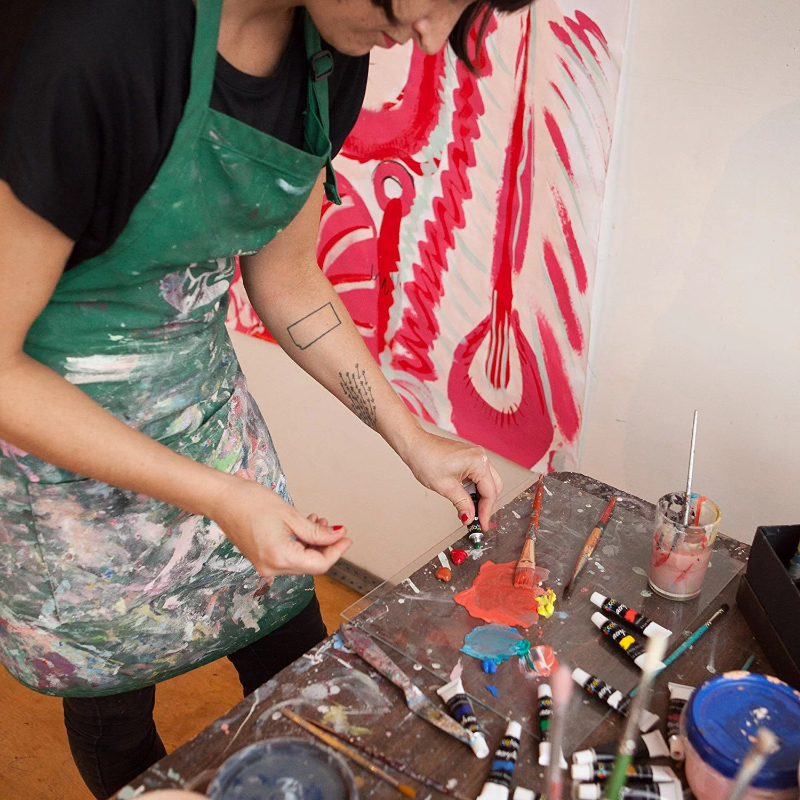 12-color Acrylic Paint Set for Children and Students Art Painting Supplies Hand-painted Wall Painting Graffiti