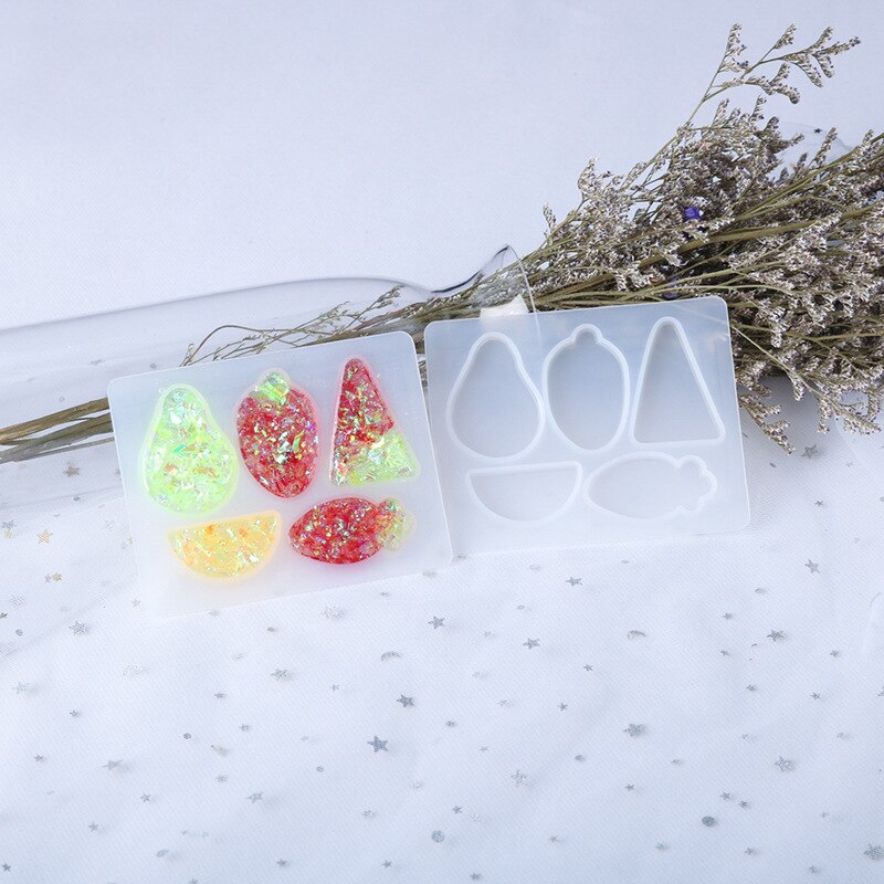 DIY Crystal Epoxy Hairpin Resin Silicone Mold Handmade Head Flower Hairpin Pendant Earrings: I