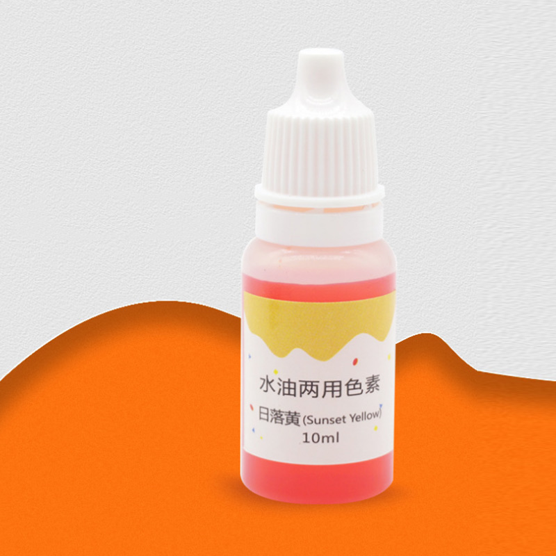 10ml Handgemachte Seife Farbstoff Pigmente Basis Farbe Flüssigkeit Pigment DIY Manuelle Seife Farbstoff Werkzeug Bausatz MK: Orange Sonnenuntergang