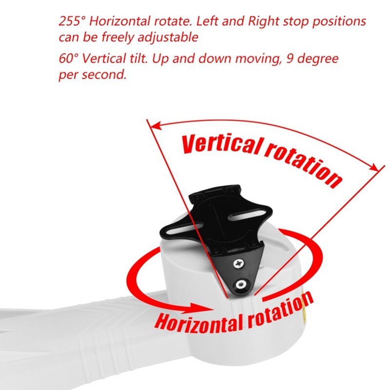 Bracket Electric Rotating Disc Tilt Mounted Vertical Rotating RS485 Horizontal Rotating Bracket