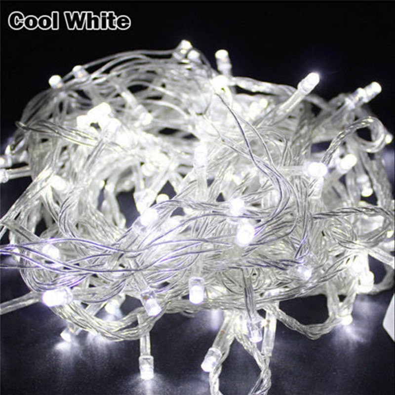 20M 200LEDs LED String Light AC220V AC110V 9 Colors Festoon lamps Waterproof Outdoor Garland Party Christmas Decoration
