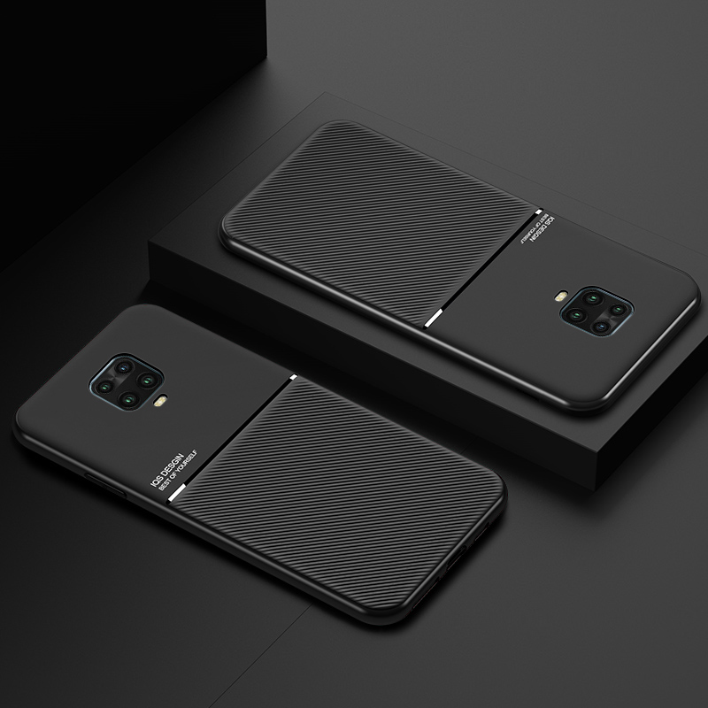 Funda magnética de cuero para coche, carcasa de Marco suave para Xiaomi Redmi Note 9 Pro, 9S, Note 9 Pro Max