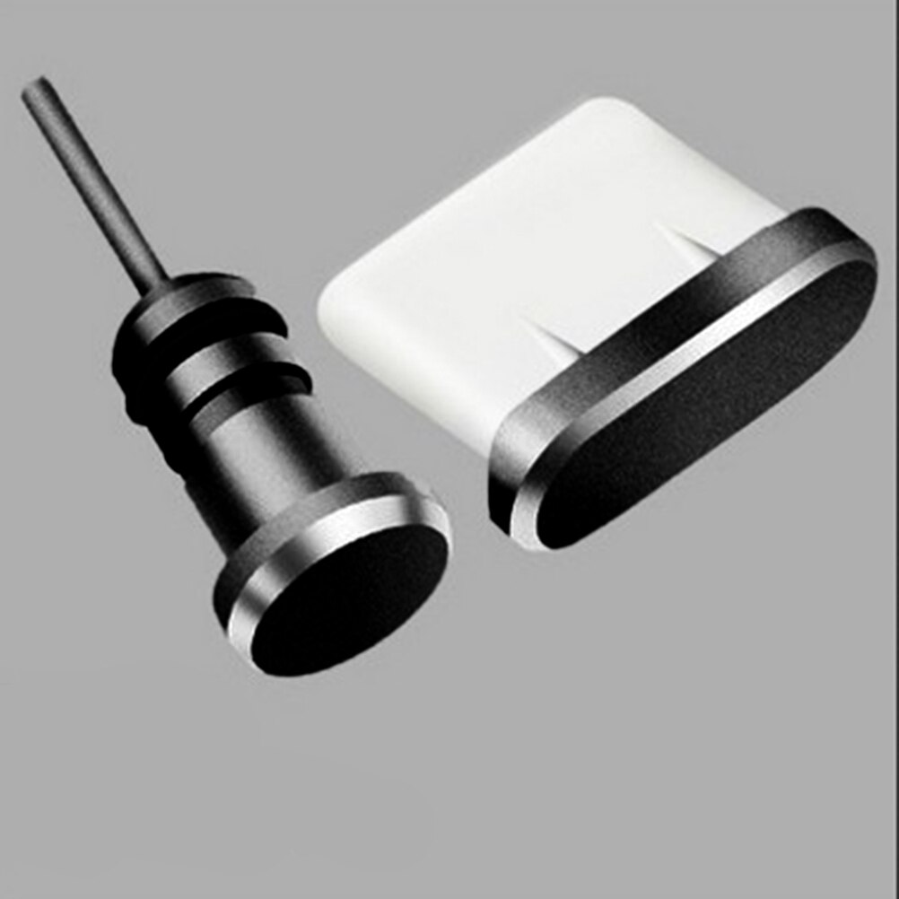 Colorful Metal Type C Anti Dust Charger Dock Plug 3.5 mm Headphone Jack Cap Phone Charging Plug For Samsung Galaxy Huawei Xiaomi: style 5
