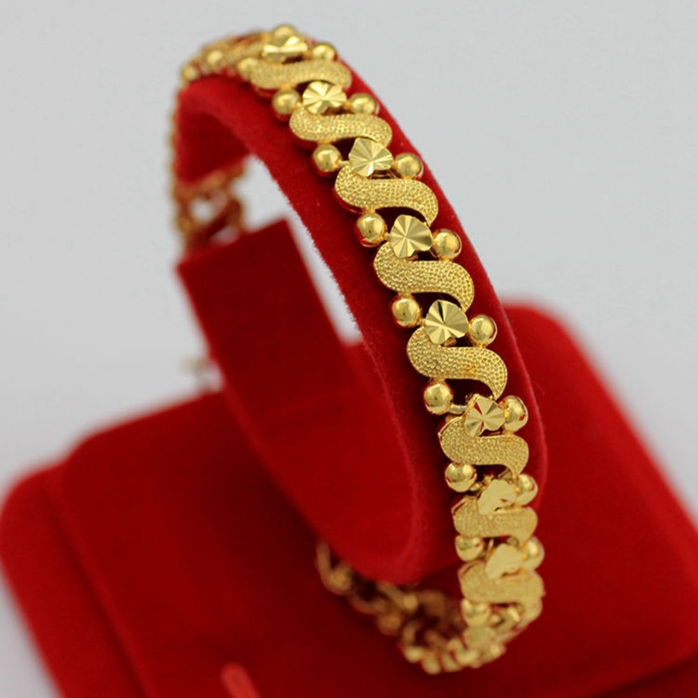 Finework Womens Armband Geel Goud Gevuld Elegante Ketting Armband