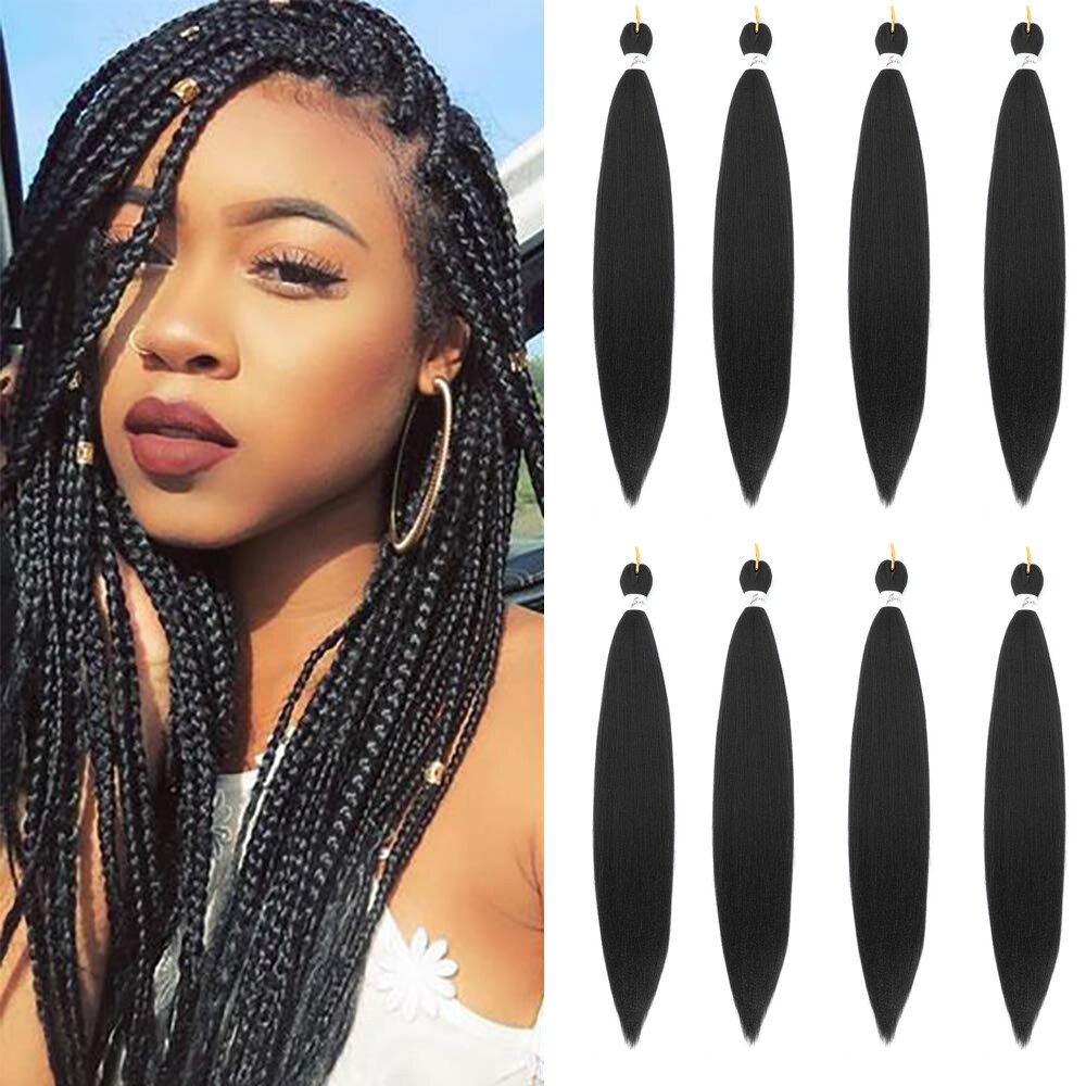 X-TRESS Pre Stretched Braiding Hair Long Braid 30 Inch 8 Packs Hair Extensions Synthetic Fiber Crochet Twist Braids: #2