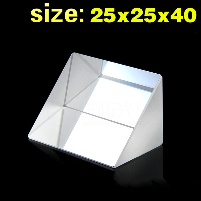 Isosceles Right Angle Prism Optical Glass High Precision K9 Material Factory Direct Sales