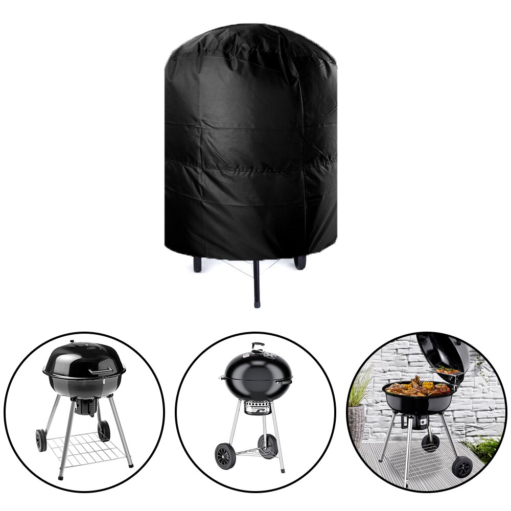 Anti Stof Waterdicht 77X5 8Cm/80X66X100Cm Grill Cover Rond Bbq Grill Hoes Regen Beschermende Camping Buiten Barbecue Hoes