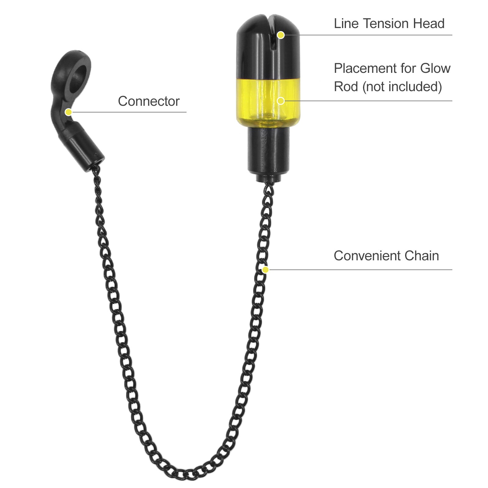 Fishing Swinger Chain Alert Swinger Bite Alarm Hanger Swinger Fishing Tackle