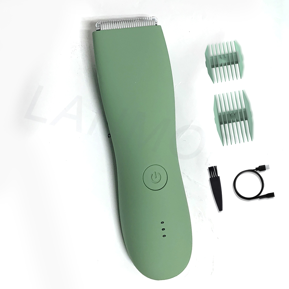 Kropstrimmer til mænd, elektrisk lyskehårstrimmer, vandtæt, kuglebarbermaskine, følsom barbermaskine til mænd, privatdele, sexplads