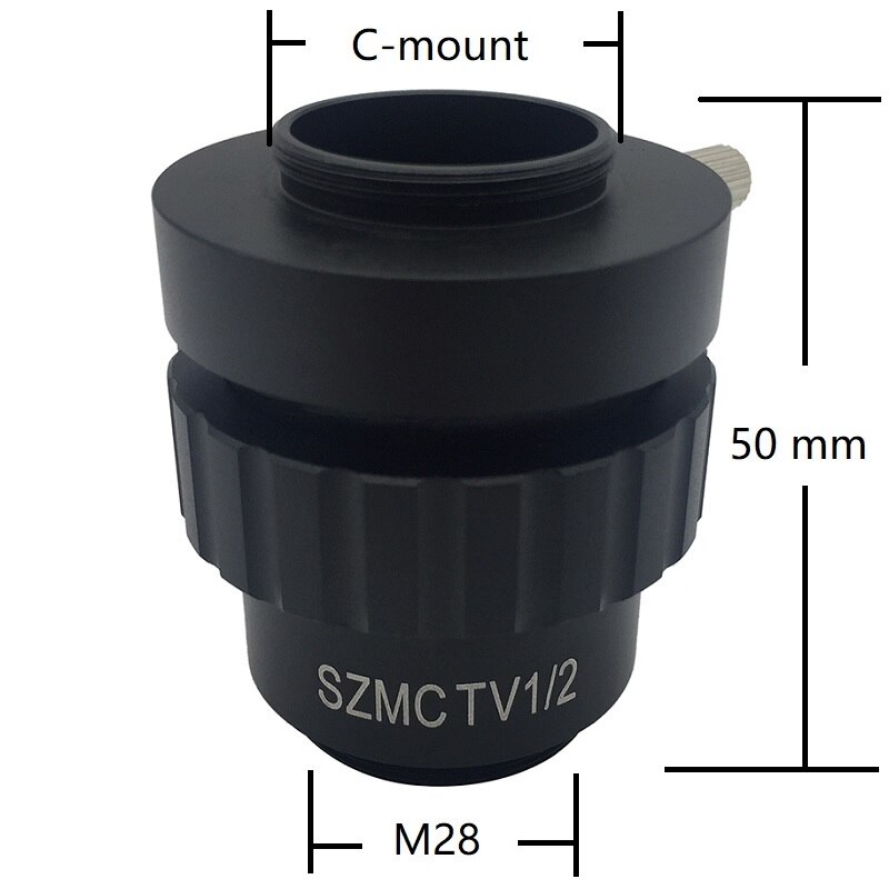 0.3X 0.5X c-mount lentille 1/2 1/3CTV Microscope caméra adaptateur pour caméra numérique vidéo trinoculaire stéréo Microscope réduction lentille