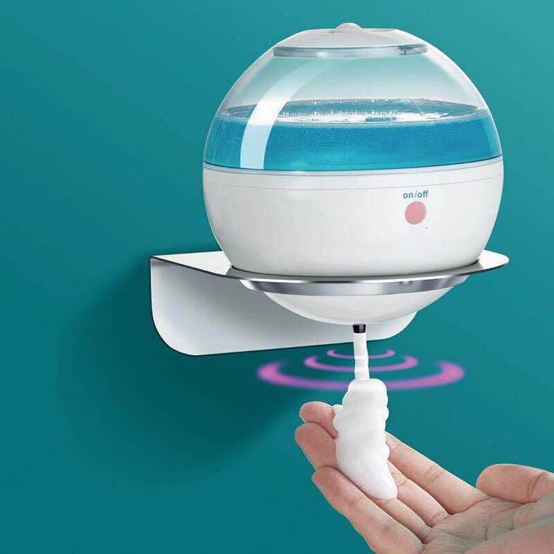 Automatic Soap Dispenser 500ML Machine Automatic Sanitizer Machine Spherical Pump Wall-mounted Touchless Handsfree Liquid
