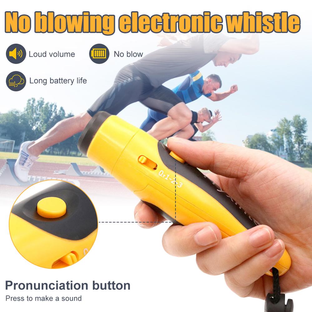 Electronic Electric Whistle Referee Tones Outdoor Survival Football Basketball Soccer Game Cheerleading Whistle