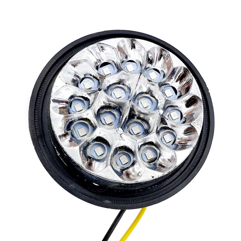 Luz de alarma de emergencia para coche, lámpara de señal de giro trasera cónica, bombillas de advertencia para camión, RV, 24V, 16LED