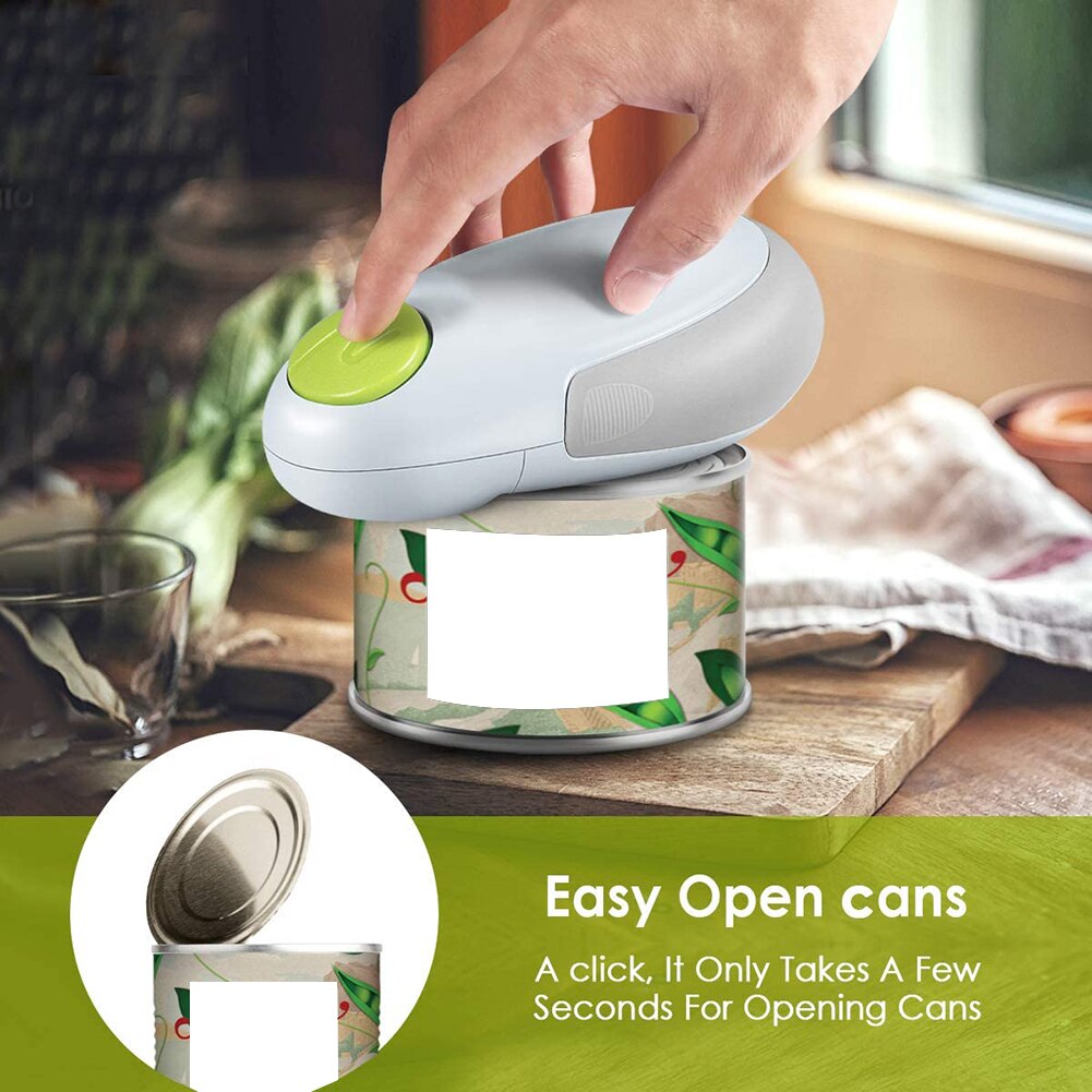 Electric Can Opener Restaurant Can Opener Tool Automatic Can Tin Opener One Touch Kitchen Can Tool Convenient