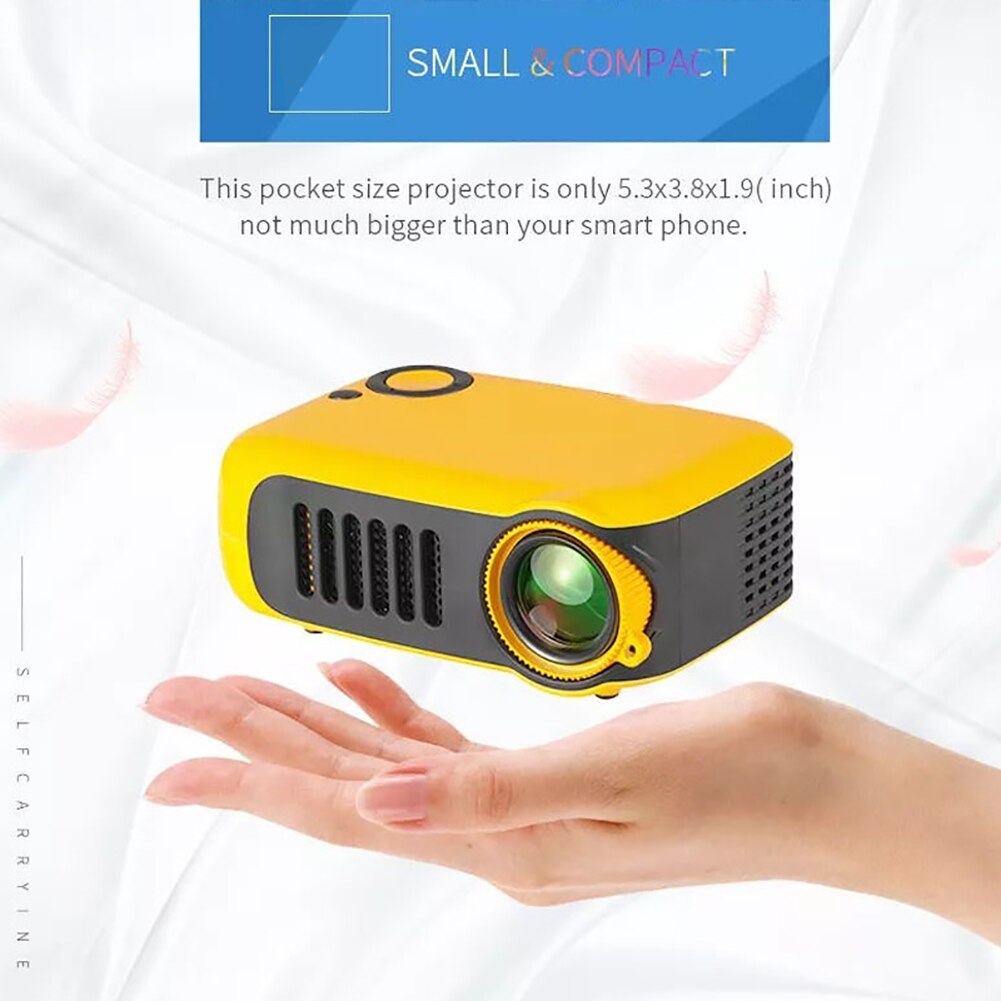 Mini Projector Led Android 320*240 Pixels Ondersteunt 1080P Draagbare Home Theater Smart Video Beamer Film Game Media speler