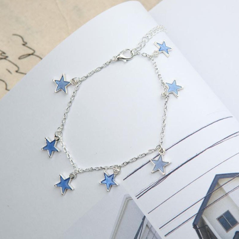 Boho ketting beenarmband ster hanger enkelbandjes voor vrouwen glow in dark enkelbandje armband sieraden enkelbandje tobilleras pulsera para