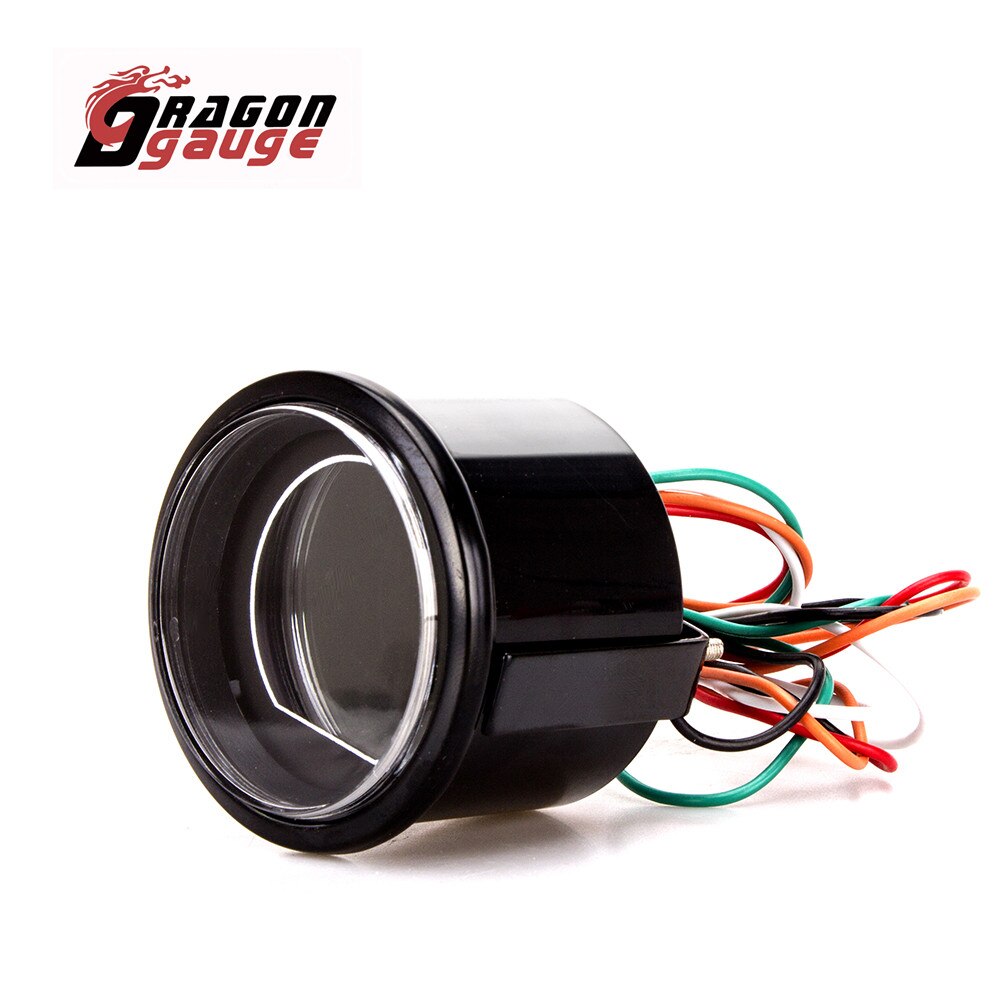 DRAGON GAUGE 52mm Tachometer Voltage Water Temp Oil Temp Oil Press Boost Vacuum Air Fuel Ratio Exhaust Temp LED Digital Display