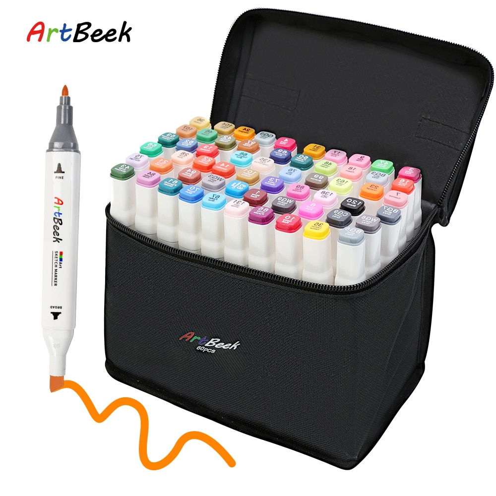 Buy Ohuhu Arkers For Adult Coloring Books No Bleeding 120 Colors...