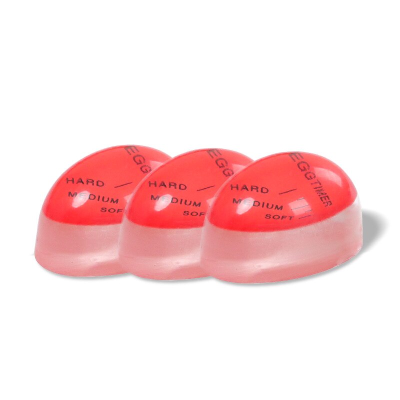 1 Color Changing Egg Timer Resin Material Perfect Boiled Eggs By Temperature Kitchen Helper Egg Timer Red timer tools