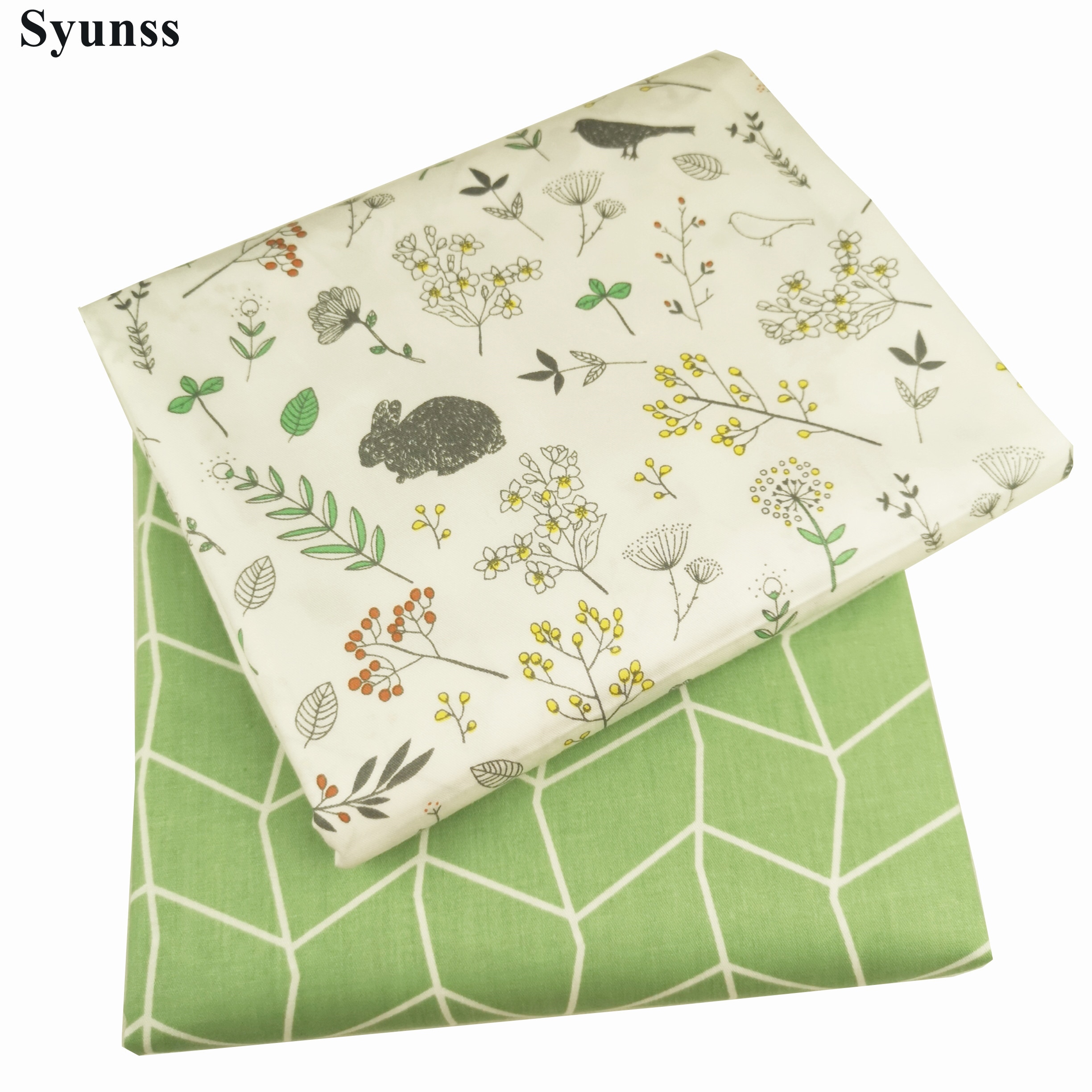 Syunss Mooie Wortel Gedrukt Katoen Stof voor Diy Patchwork Quilten Wiegen De Doek Kussens Deken Naaien Tissus