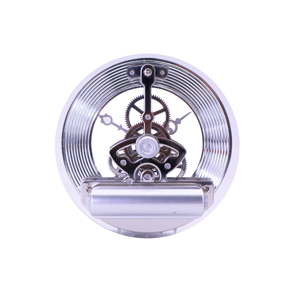Retro Gear Wall Clock Movement Round Decorative Table Clock Metal Perspective Movement Wall Clock Accessories JW