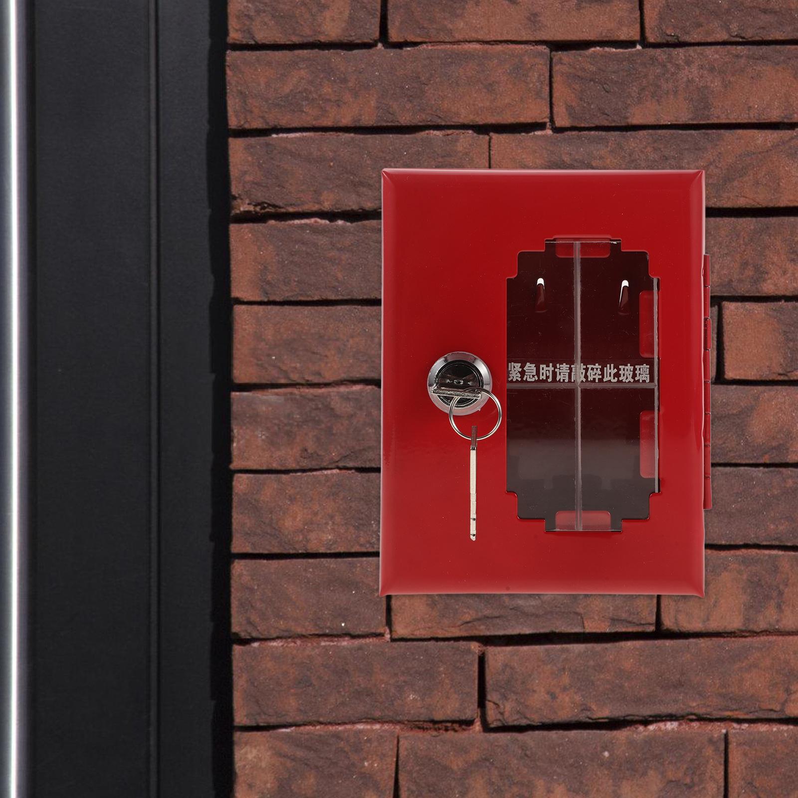 Caja de llaves de fuego, cerradura de puerta de emergencia, casillero con soporte para puertas y ventanas para llaves