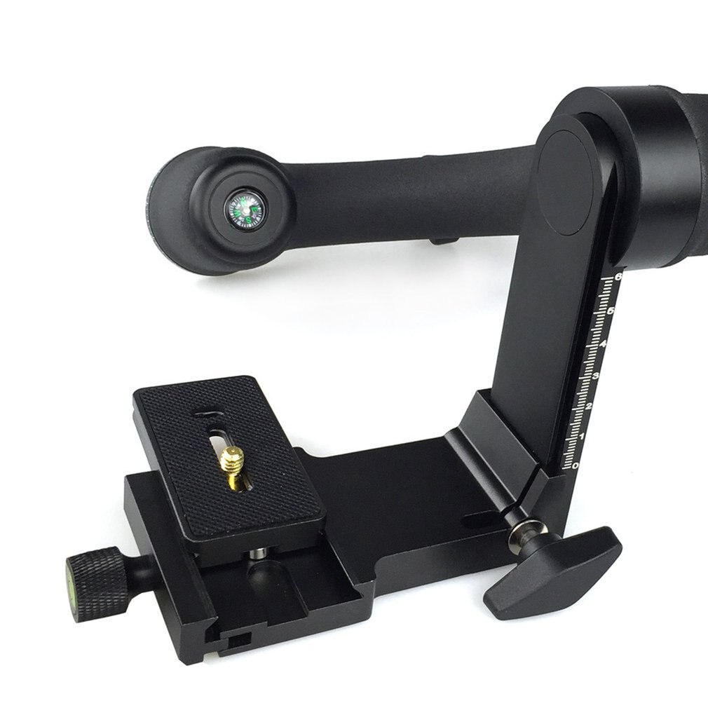 ST-360 Panoramica Verticale di 360 Gradi pro del Giunto Cardanico del Treppiedi Testa 1/4 di pollice Vite per La Macchina Fotografica Dslr Teleobiettivo Piastra A Sgancio Rapido