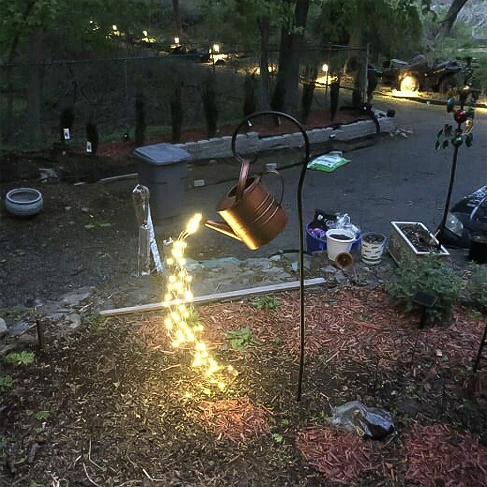 DIY nacht licht dusche, garten dekoration, märchen glühend wasserfall, verwendet für draussen drinnen baum dekoration Gebühr lichter