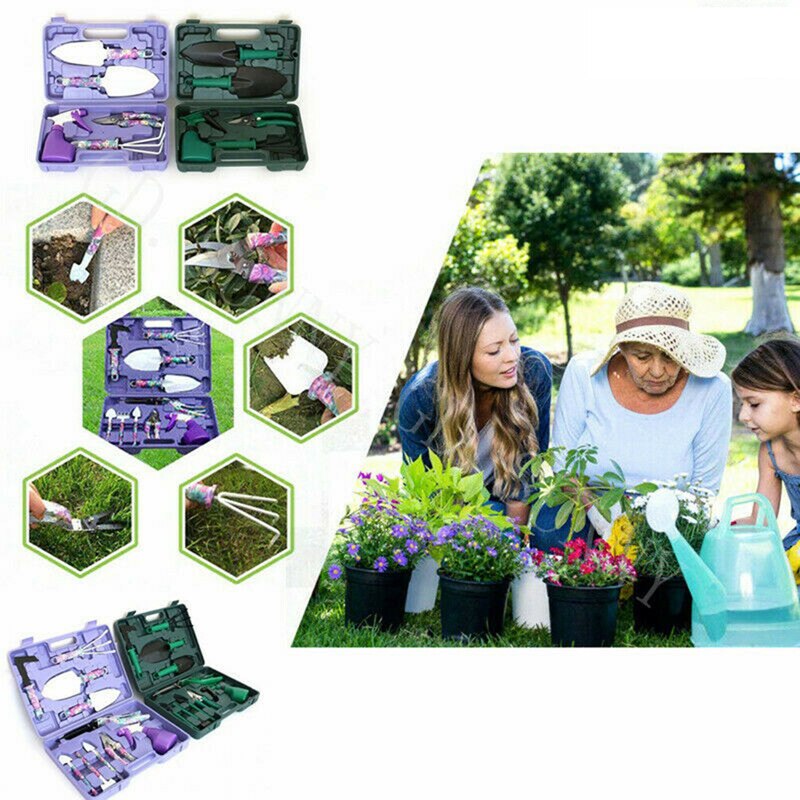 5/10pcs/Set Garden Plant Tool Set Shovel Rake Clippers Irrigation Watering Tool Garden Pruning Planting Gardening Tools Kit