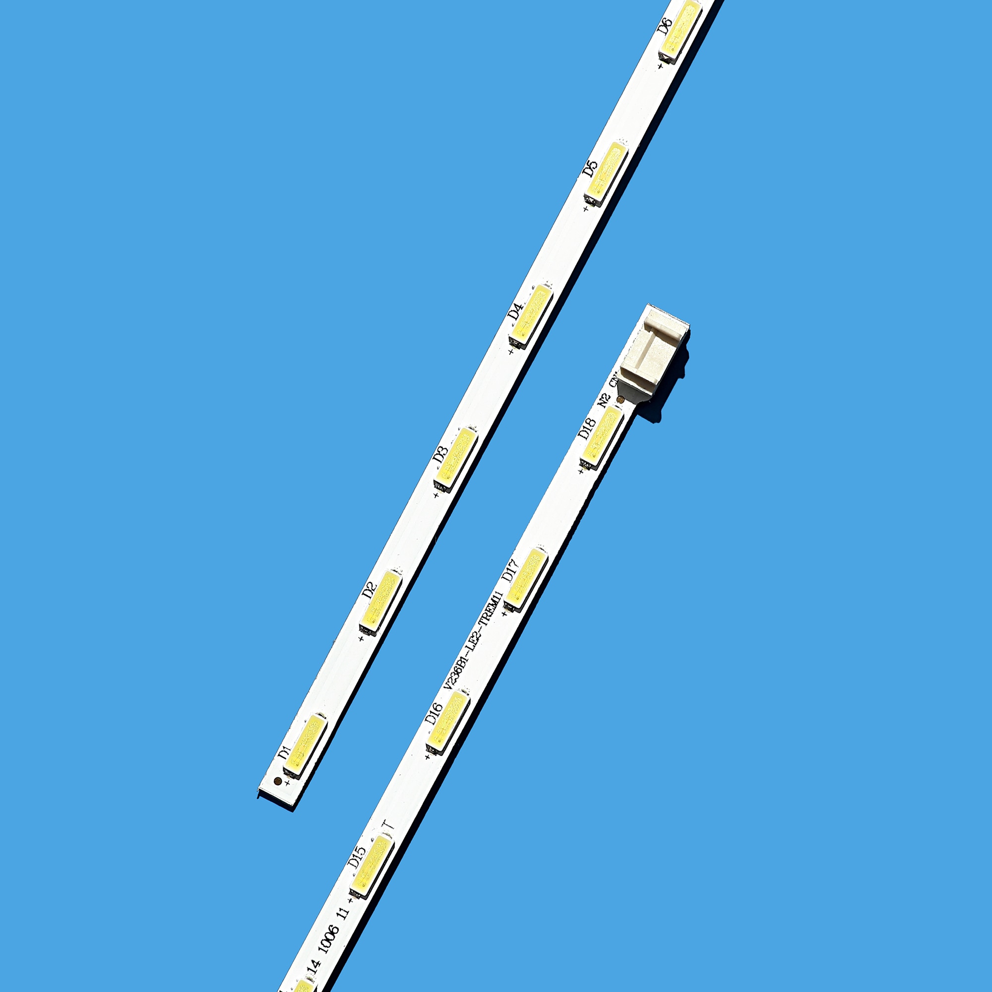 Tira de luces LED de retroiluminación, accesorio para televisor LG de 23.6", 24MT45D 22MA31D 24MT47D-PZ 24MT40D 24E510E V236B1-LE2-TREM11 V236BJ1-LE2, 18 lámparas