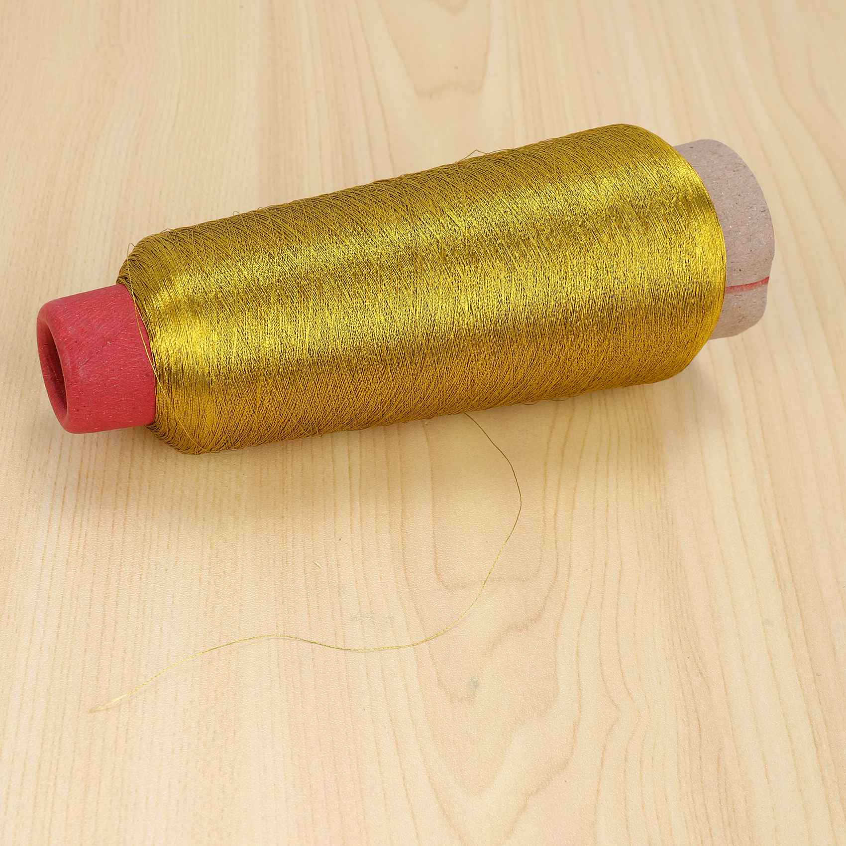 Computer Cross-stitch Embroidery Threads 3000M Sewing Thread Line Textile Metallic Yarn Woven Embroidery Line Golden