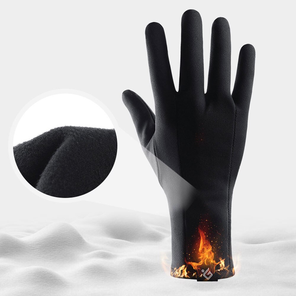 L.Mirror 1 Pair Winter Men & Women Touch Screen Gloves, Anti-slip Couple Lightweight Warm Winter Gloves