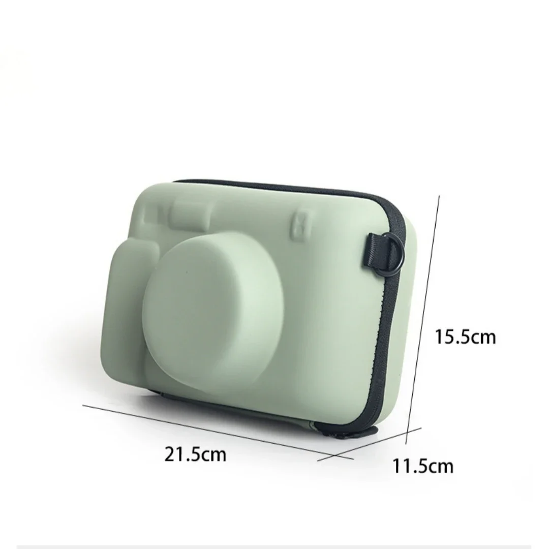 Sac pour appareil photo rétro pour Fujifilm Instax Wide W400/210/300/LOMO avec bandoulière, housse en cuir PU, étui de protection pour appareil photo