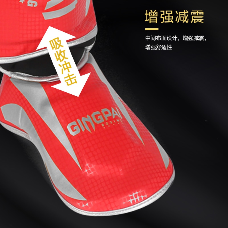 4 色ボクシング ticken shinguards 甲脚パッド保護足首ガード格闘技足ムエタイボクシング男性 mma